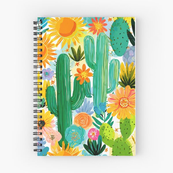 Item preview, Cactus, Flowers and Sunshine Colorful Summer Fantasy Pattern designed and sold by DEC02.