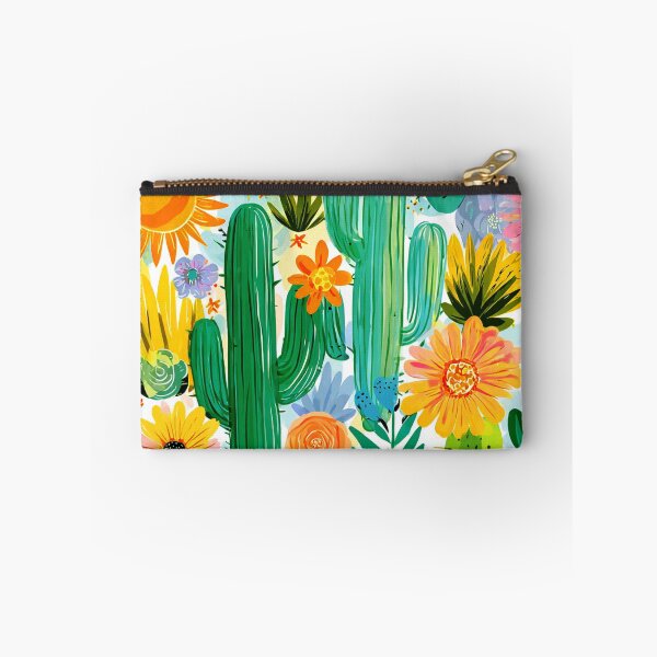 Item preview, Cactus, Flowers and Sunshine Colorful Summer Fantasy Pattern designed and sold by DEC02.