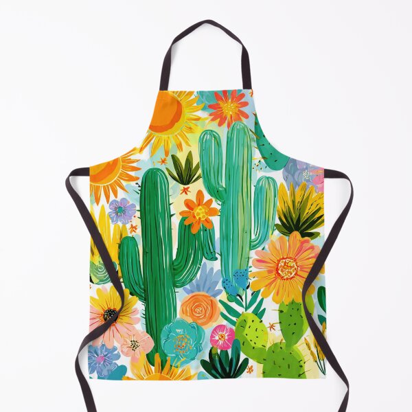 Item preview, Cactus, Flowers and Sunshine Colorful Summer Fantasy Pattern designed and sold by DEC02.