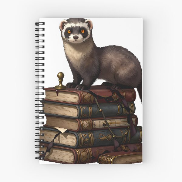 Item preview, Gothic Ferret Arcane Ledger Stack designed and sold by IllumeInk.