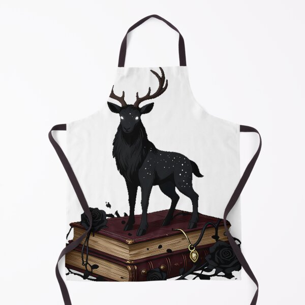 Artikelvorschau, Gothic Black Stag Fawn Grimoire Stack entworfen und verkauft von IllumeInk.
