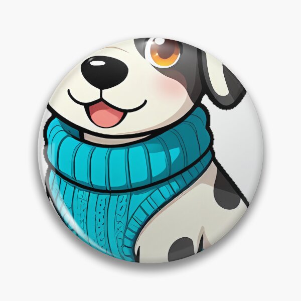 Item preview, Cute Great Dane Puppy in Turquoise Chunky Knit Sweater designed and sold by pumsquare.