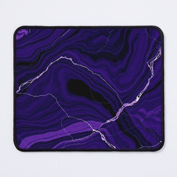 Item preview, Deep Purple White Vein Marble designed and sold by IntelliMindDesigns.