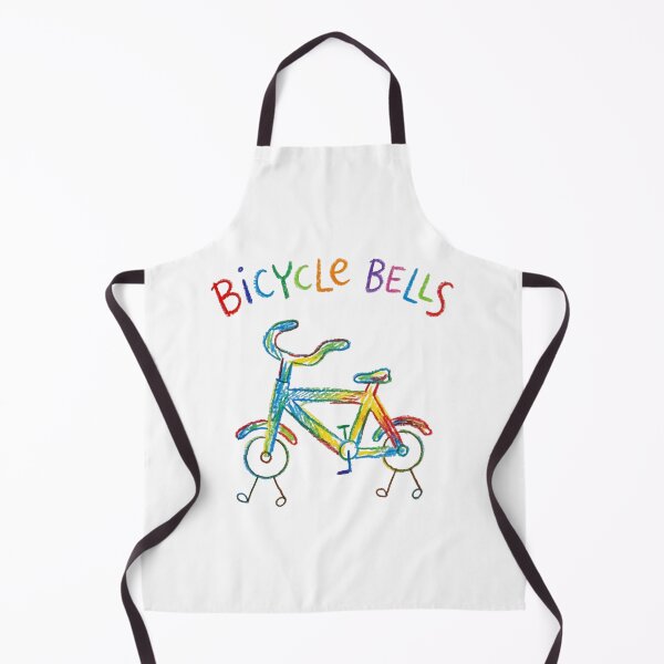 Item preview, Bicycle Bells Colorful Crayon Drawing Cute Kids Art designed and sold by Zaflab.