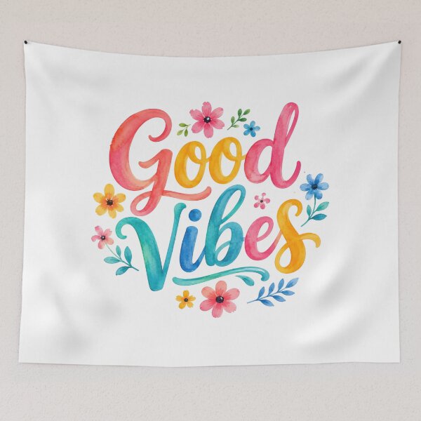 Aperçu de l'œuvre Good Vibes créée et vendue par nimmitrends.
