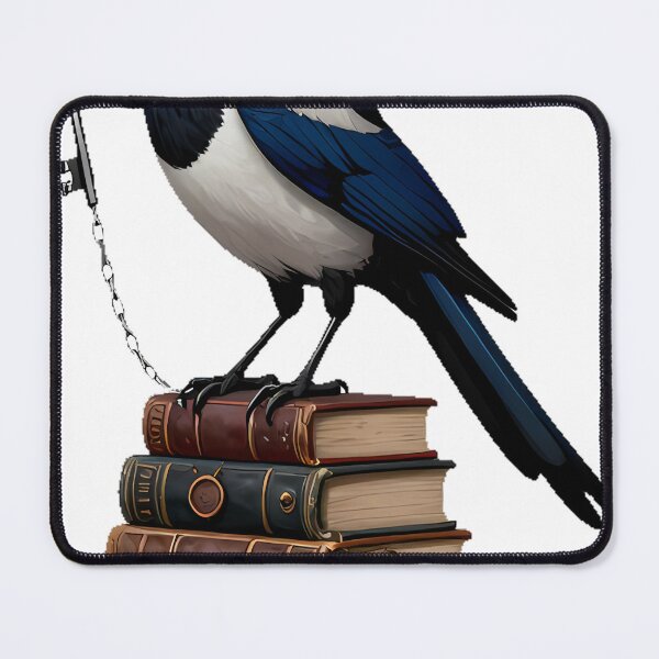 Item preview, Gothic Magpie Silver Key Book Stack designed and sold by IllumeInk.