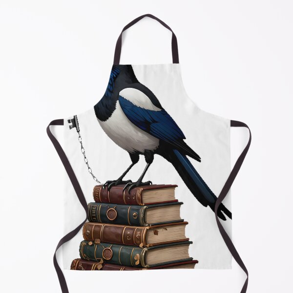 Item preview, Gothic Magpie Silver Key Book Stack designed and sold by IllumeInk.