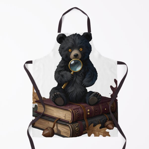 Item preview, Gothic Black Bear Cub Bestiary Stack designed and sold by IllumeInk.