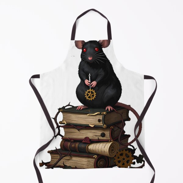 Item preview, Gothic Black Rat Scholar Manuscript Stack designed and sold by IllumeInk.