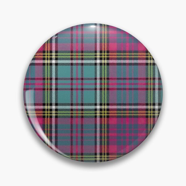 Item preview, Y2K Hot Pink and Teal Aqua Plaid Pattern | Dreamy 2000s Tartan Grid Aesthetic designed and sold by BrontesWhimsyStore.