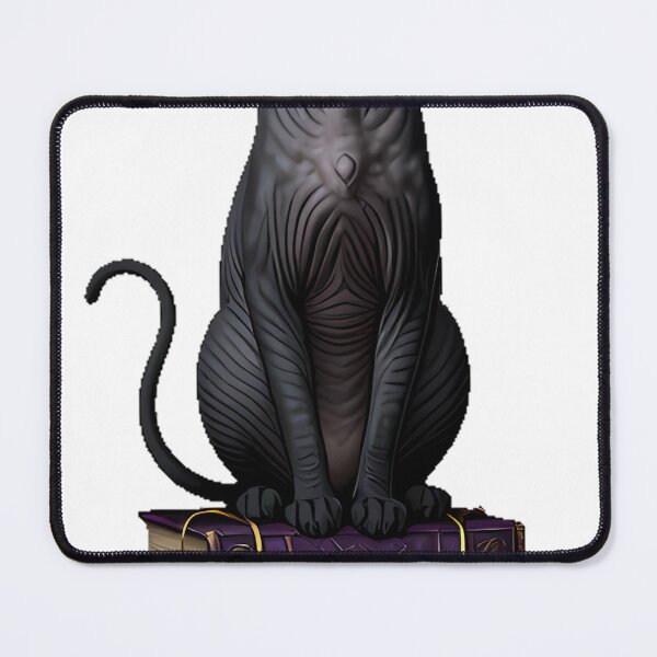 Item preview, Gothic Sphinx Cat Occult Book Stack designed and sold by IllumeInk.