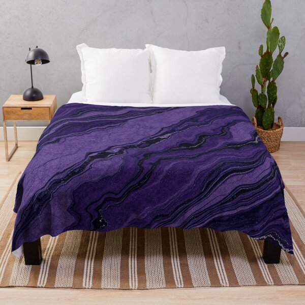 Item preview, Purple Layered Agate Marble Pattern designed and sold by IntelliMindDesigns.