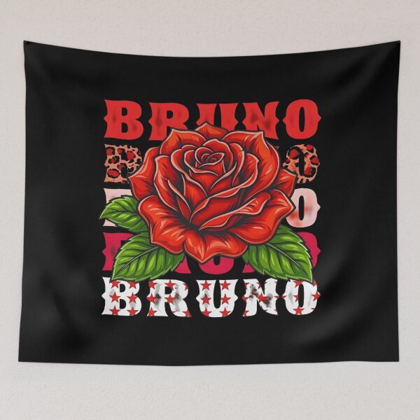 Item preview, Bruno Red Rose Vintage Floral - Gira de Bruno Mars 2026, Concierto de la Gira Romántica, Fan de Bruno Mars designed and sold by AndrewDonika.