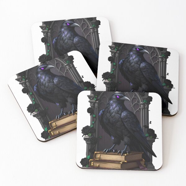 Item preview, Gothic Raven King Grimoire Arch designed and sold by IllumeInk.