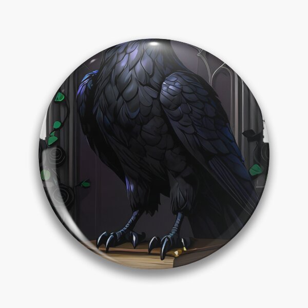 Item preview, Gothic Raven King Grimoire Arch designed and sold by IllumeInk.