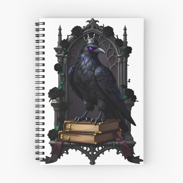Item preview, Gothic Raven King Grimoire Arch designed and sold by IllumeInk.