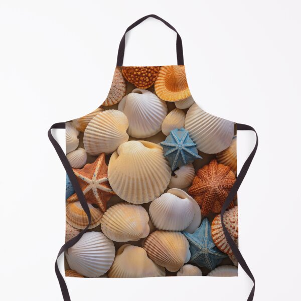 Item preview, Colorful Contemporary Starfish Seashells Fantasy Digital Art designed and sold by DEC02.