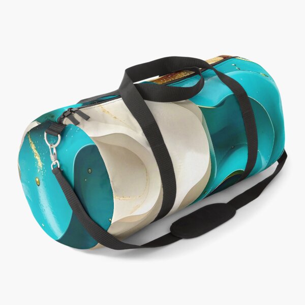 Item preview, Ocean Turquoise and Alabaster Ribbon Vortex designed and sold by Vicky Brago-Mitchell®.