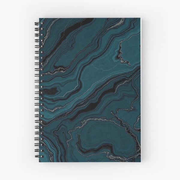 Item preview, Teal White Fluid Marble Abstract designed and sold by IntelliMindDesigns.