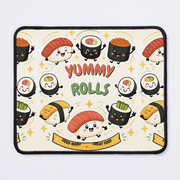 Item preview, Cute Kawaii Sushi Family designed and sold by NuviBees.