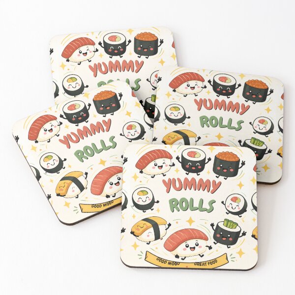 Item preview, Cute Kawaii Sushi Family designed and sold by NuviBees.