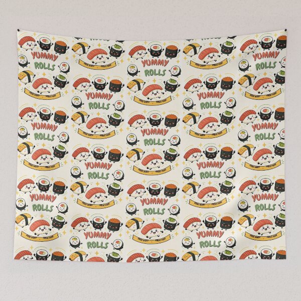 Item preview, Cute Kawaii Sushi Family designed and sold by NuviBees.