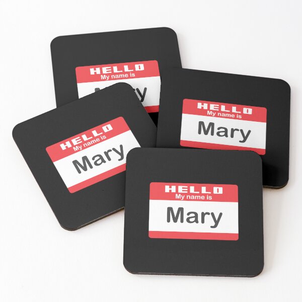 Item preview, Hello My Name is Mary - Name Tag  designed and sold by Vector-Artist.