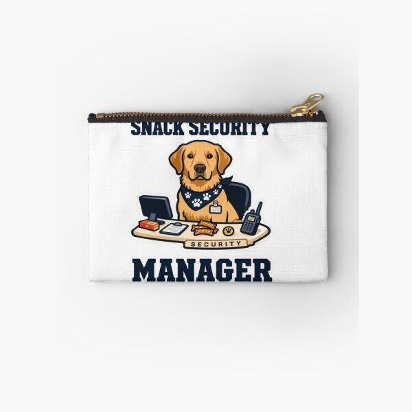 Item preview, Snack Security Manager – Funny Golden Retriever designed and sold by ClaussShop.