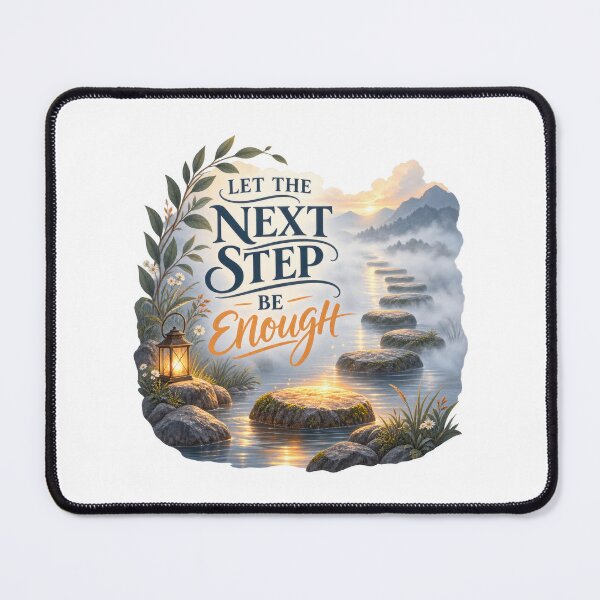 Item preview, Let the Next Step Be Enough designed and sold by Mosslume Studio.
