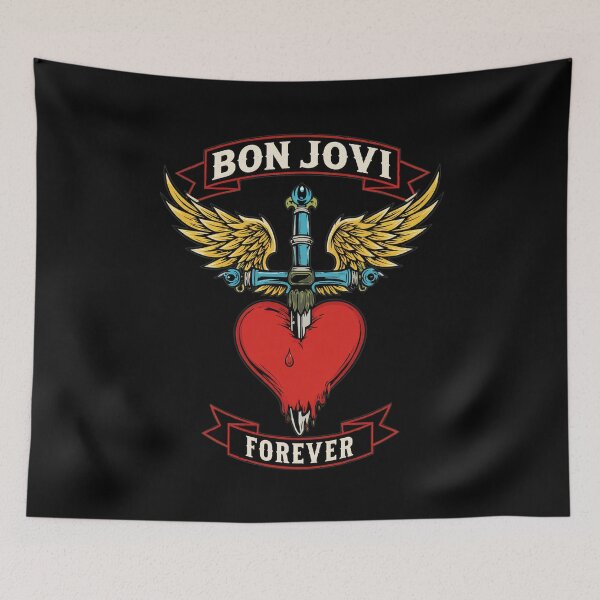 Item preview, Bons Jovis Forevers Rock Music Heart Sword Wings-69 designed and sold by tankmaKaiArt.