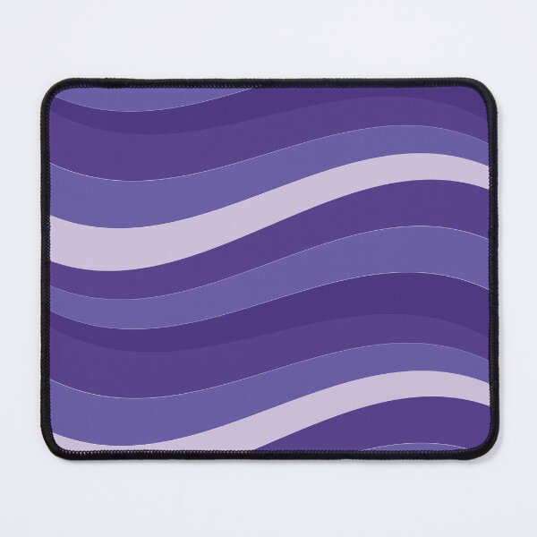 Item preview, Blue purple shaded wavy striped preppy pattern designed and sold by fluffyfamcraft.