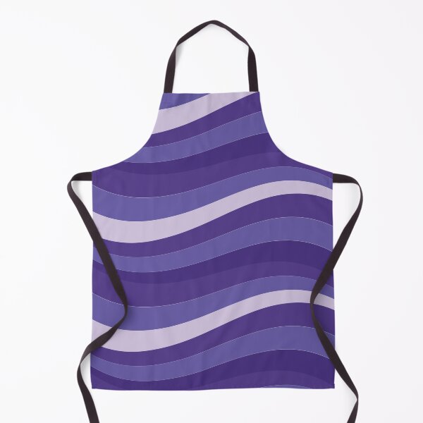 Item preview, Blue purple shaded wavy striped preppy pattern designed and sold by fluffyfamcraft.