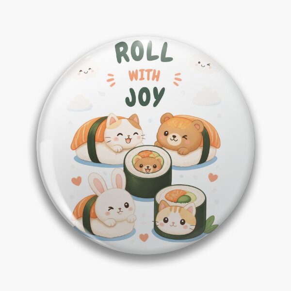 Item preview, Cute Kawaii Sushi Family Seamless Pattern designed and sold by NuviBees.