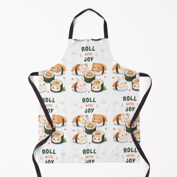 Item preview, Cute Kawaii Sushi Family Seamless Pattern designed and sold by NuviBees.
