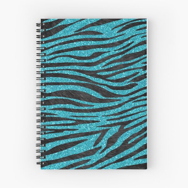 Item preview, Electric Blue Glitter Zebra Print | McBling Scene Kid & Y2K Party Girl Aesthetic designed and sold by BrontesWhimsyStore.