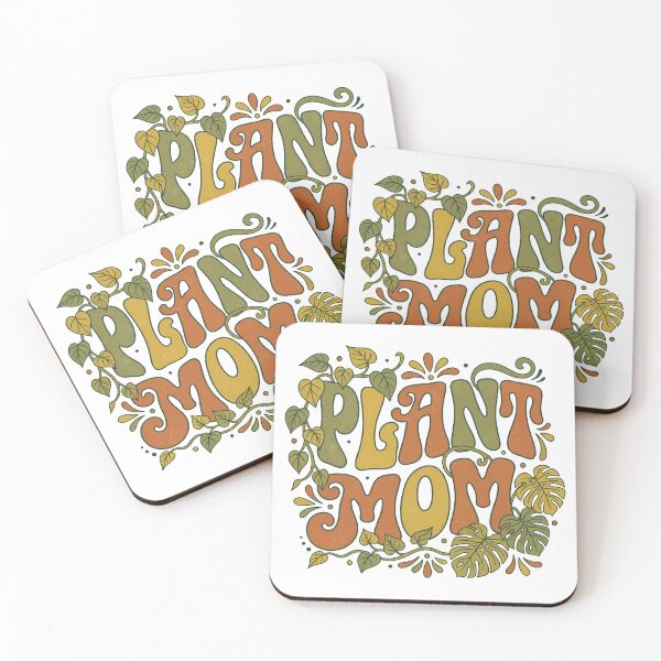 Item preview, Plant Mom Retro 70s Groovy Typography Boho Botanical Vines designed and sold by WorldShop17.