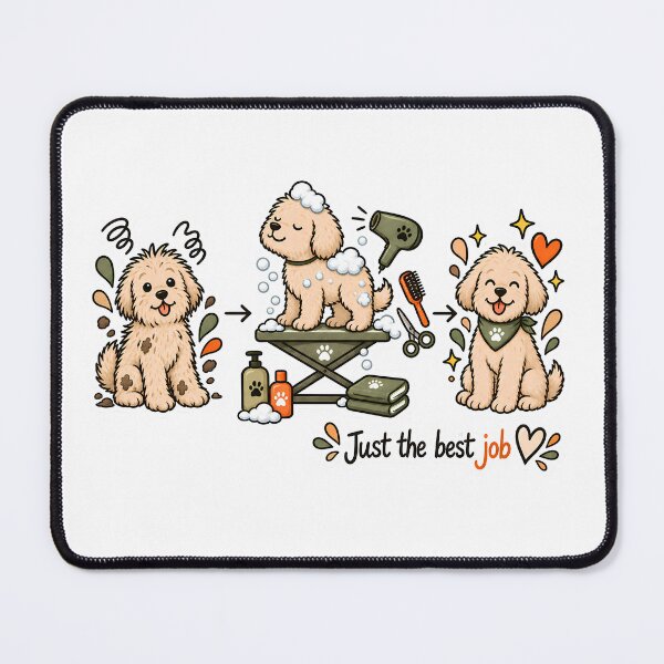 Item preview, Gift idea for a dog groomer – Just the Best Job designed and sold by J-Impression.