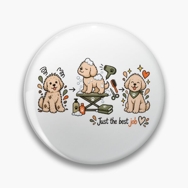 Item preview, Idea de regalo para un peluquero canino: ¡El mejor trabajo! designed and sold by J-Impression.