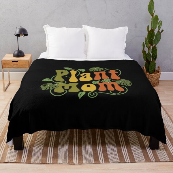 Item preview, Plant Mom Retro 70s Groovy Typography Boho Botanical Vines designed and sold by WorldShop17.