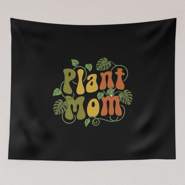 Item preview,  Plant Mom Retro 70s Groovy Typography Boho Botanical Vines designed and sold by WorldShop17.