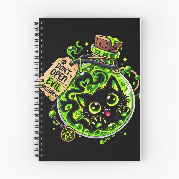 Item preview, Bottled Kittie Menace - Evil cute Black Cat - Aesthetic Design designed and sold by Just4Sinners.