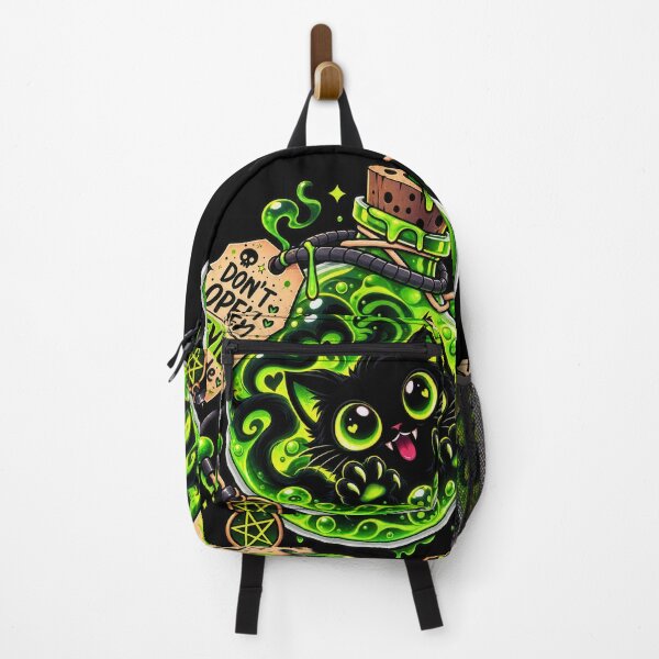 Item preview, Bottled Kittie Menace - Evil cute Black Cat - Aesthetic Design designed and sold by Just4Sinners.