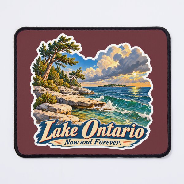 Item preview, Lake Ontario Forever Defending Canadian Sovereignty Scenic Prints designed and sold by PinUpPizzazz.