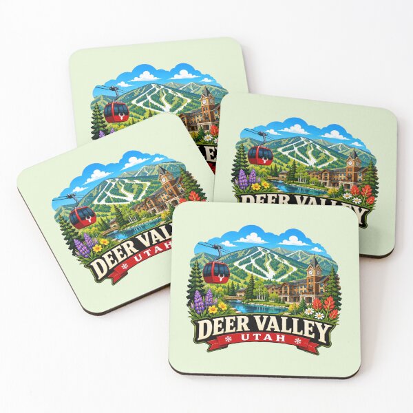 Item preview, Deer Valley, Utah - Mountain Ski Resort designed and sold by Myra365Art.