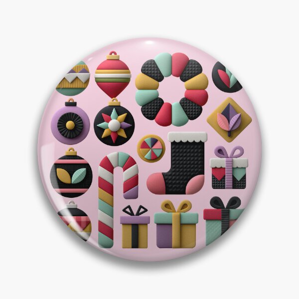 Item preview, Colorful 3D Christmas Ornaments and Gifts Set designed and sold by colorful-white.