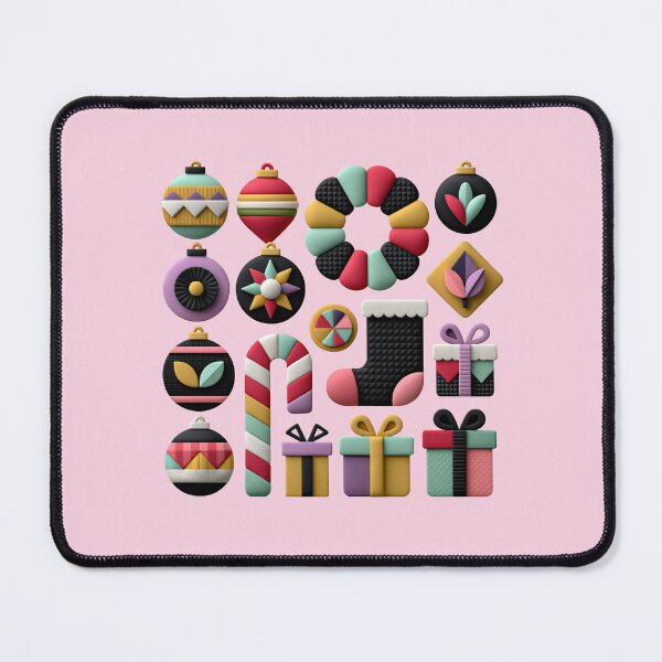 Item preview, Colorful 3D Christmas Ornaments and Gifts Set designed and sold by colorful-white.