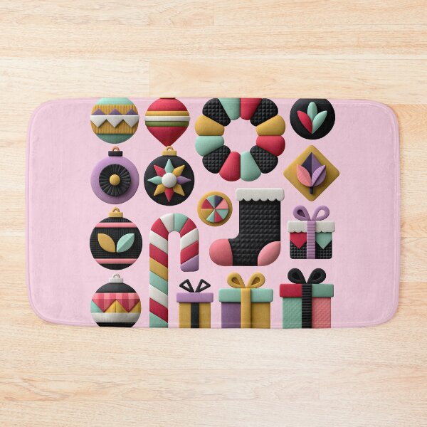 Item preview, Colorful 3D Christmas Ornaments and Gifts Set designed and sold by colorful-white.