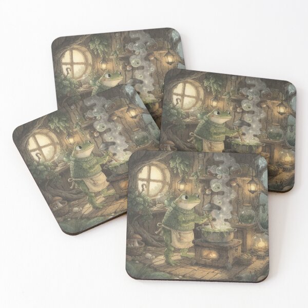 Item preview, Questionable Swamp Tea, Brewed With Love (Cottagecore Frog) designed and sold by PictorialWhimsy.