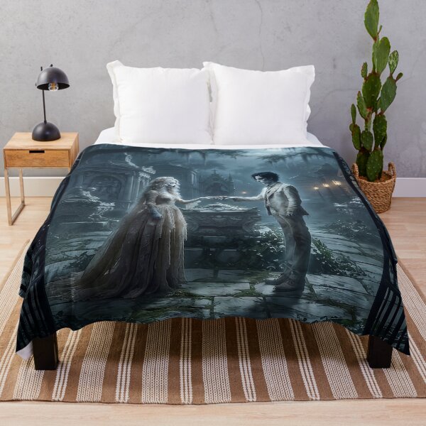 Item preview, Eternal Embrace in the Moonlight: A Gothic Cemetery Love Story designed and sold by AfresStudio.