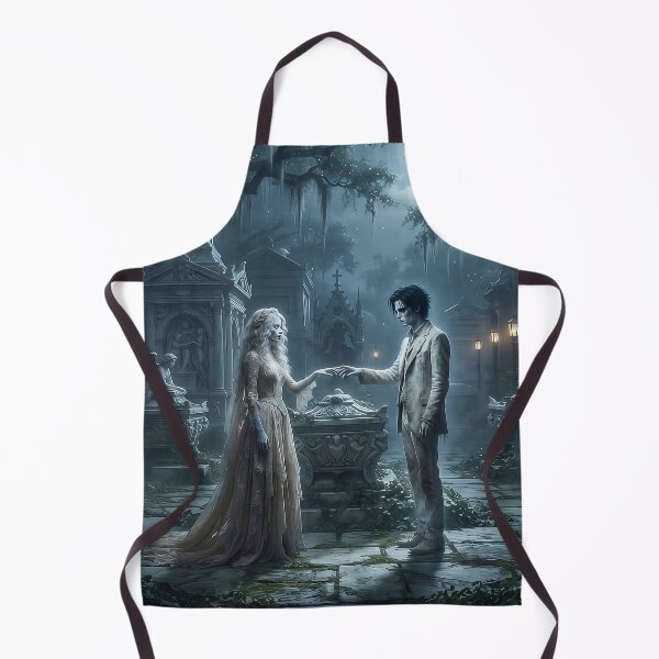 Item preview, Eternal Embrace in the Moonlight: A Gothic Cemetery Love Story designed and sold by AfresStudio.